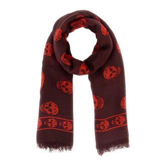 Alexander McQueen Classic Skull Foulard - male - Alexander McQueen - Scarves - Multicolor - ONE SIZE - Accessories