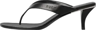 Gucci (WMNS) Gucci Vittoria Thong Black 865403-C9D00-1000