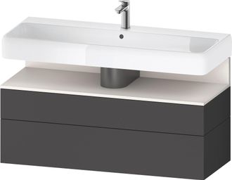 Duravit Qatego Meuble Sous-lavabo, 1 Tiroir Et 1 Tiroir, - Duravit