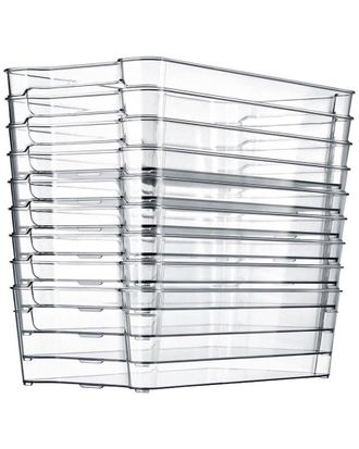 Nutrichef Refrigerator 6Pc Organizer Bins
