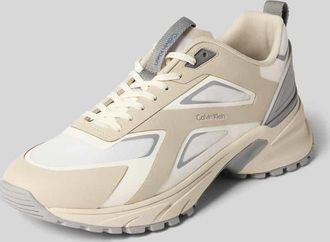 Calvin Klein Low Top Sneaker mit Anziehschlaufe Modell HIKE in Beige, Gr&ouml;&szlig;e 43