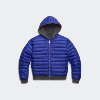 Canada Goose Manteau &agrave; capuchon r&eacute;versible Fuse (Femmes, Anchor Grey/Azurite Blue, TP)