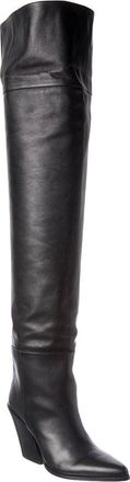 Jimmy Choo London Maceo 85 Leather Over-The-Knee Boot