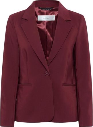 Inwear Zella Classic Short Blazer - Dames - Blazers - Rood - L - Katoen - Jassen