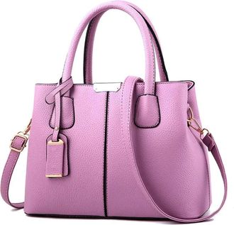 Generic Compatible For Handbag Shoulder Crossbody Mini Tote Bag(PURPLE)