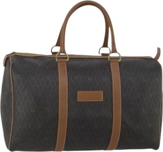 Dior Pre-owned Plastic Boston Bag - Dames - Vintage Weekendtas - Zwart - ONE Size - Leer - Vintage