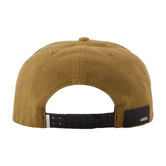Amiri AMSAHE1066-336 Logo-Embroidered Cotton Baseball Cap - Gold