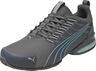 Puma Voltaic EVO COOL (37960128) Mens Grey Mesh Lace Up Casual Casual Trainers Trainers for Men, darkgray, 10.5 UK