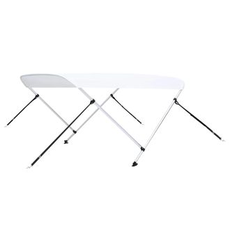 vidaXL Toldo Bimini De 2 Arcos Blanco 180x150x110 Cm Vidaxl