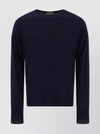 John Smedley merino wool fine-knit regular-fit crew-neck jumper