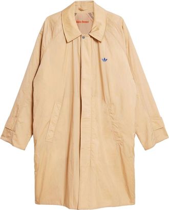 adidas x Wales Bonner reversible trench coat - unisex - Recycled Nylon/Nylon - M - Neutrals