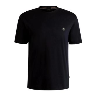 HUGO BOSS Tops, Heren, Zwart, S, Katoen, C-Taut 01 T-shirt