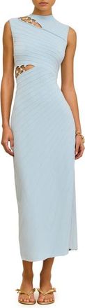Cult Gaia Niki Cutout Sleeveless Dress in Coastal at Nordstrom, Size Medium