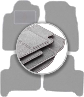 OEM Alfombrillas Grises Para Toyota Land Cruiser J120 5 Puertas (2002-2009)