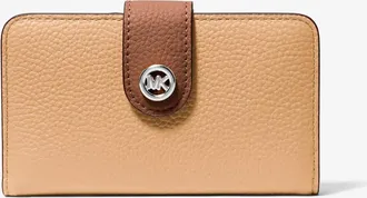 Michael Kors MK Pop Charm Medium Pebbled Leather Wallet