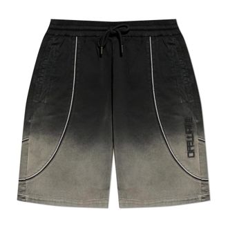 Off-white Casual Shorts, male, Gray, Size: M Vintage-Effect Shorts