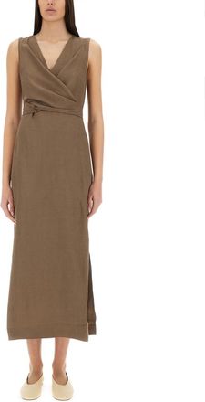 Brunello Cucinelli wrap-effect Dress