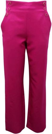 Kocca Feneth Broeken - Dames - Straight fit broeken - Roze - S - Broeken