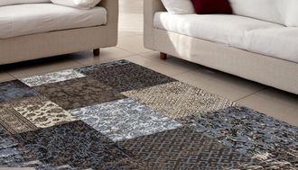 Kayoom Teppich »Symphony 160« rechteckig 8 mm Höhe Flachgewebe, reine Baumwolle, Wohnzimmer