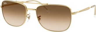 Ray-Ban RB3755 001/51 Mens Sunglasses Gold Size 59