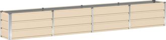 vidaXL Jardinera Marfil 320 X 40 X 45 Cm Acero Vidaxl