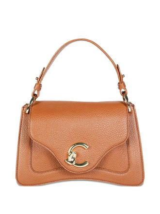 Coccinelle C-Me logo-hardware tote bag - Brown