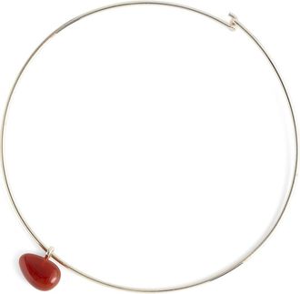 Madewell Semiprecious Wire Choker Necklace in Red at Nordstrom