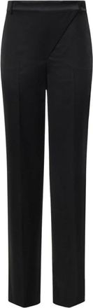 The Attico Lange broek - Dames - Slim Fit Broeken - Zwart - S - Broeken