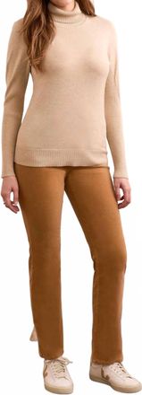 Tribal Lightweight Turtle Neck Sweater In H Latte