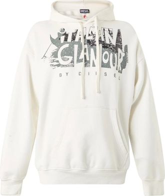 Diesel Felpa con cappuccio - - Sweatshirts & Hoodies - Uomo - Bianco - S
