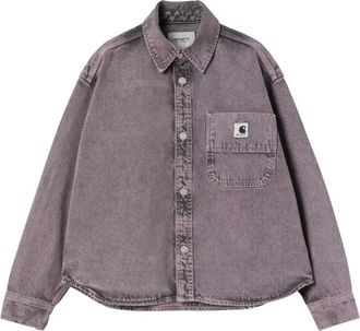 Carhartt Work in Progress Georgia pocket-detail overshirt - women - Cotton - S - Purple
