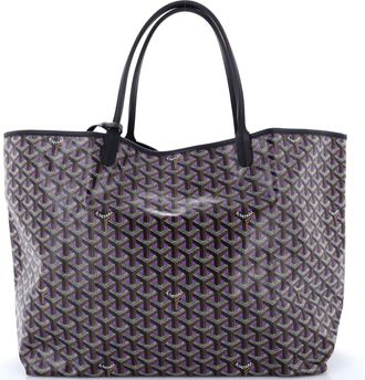 Goyard Saint Louis Tote Claire Voie Coated Canvas GM