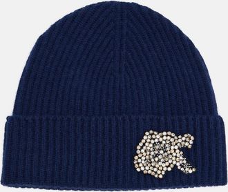 Erdem Gorro de cachemir adornado