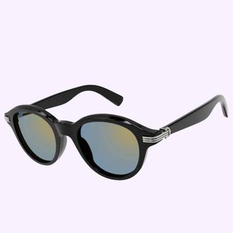 Cartier C de Cartier Grey Oval Mens Sunglasses CT0395S 004 51