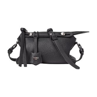 Fendi Boston - Dames - Schoudertassen - Zwart - ONE Size - Leer - Tassen