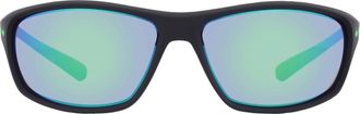 Nike Grey Green Mirror Wrap Mens Sunglasses NIKE RABID MI EV1131 003 63