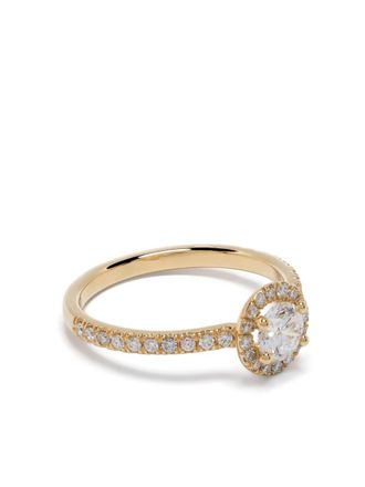 Loyal.e Paris Anello Les Absolu.e.s Couronne in oro giallo 18 carati con diamanti
