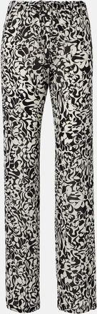 Dries Van Noten Pantaloni regular con stampa