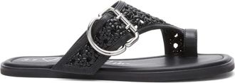3.1 Phillip Lim Sandalen met macramé bandje - Zwart