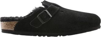 Birkenstock Boston Regular Fit - Heren - Schoenen - Zwart - Maat: 43 EU Leer
