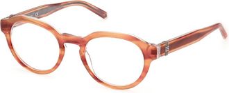 Guess Rond Optisch Montuur - unisex - Brillen - Oranje - 50 MM - Accessoires