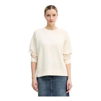 Mos Mosh MMAbello Sweatshirt - Dames - Sweatshirts - Beige - M - Polyester - Hoodies & sweatvesten