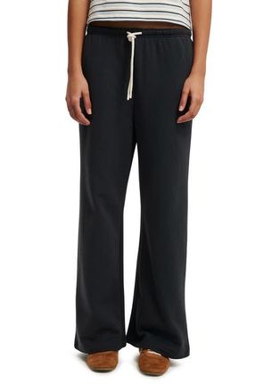 Cotton On Womens Wide Leg Sweatpant in Shadowstone at Nordstrom, Size Xxx-Small