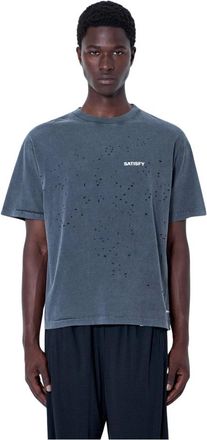 SATISFY Moth Tech T-Shirt - Tops - Hombre - Gris - XL