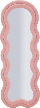 Mauro Ferretti Espejo De Pared Teddy Rosa Cm 60x4x160 (medida Del Espejo Cm 39x137)