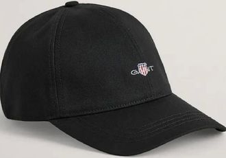 GANT Mens Cotton Twill Cap - Black - Size: L/XL