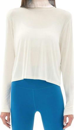 SPLITS59 Djuna Long Sleeve Tee In White