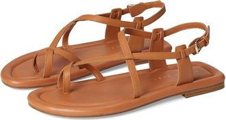 Marc Fisher Gerty Womens Dress Sandals Medium Natural Leather : 6.5 M
