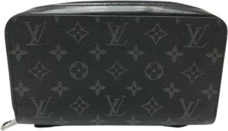 Louis Vuitton Pre-owned Long wallet (bi-fold) - unisex - Vintage Accessoires - Zwart - ONE Size - Vintage