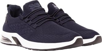 Crosshatch Heren Armilla Trainers (Marine)